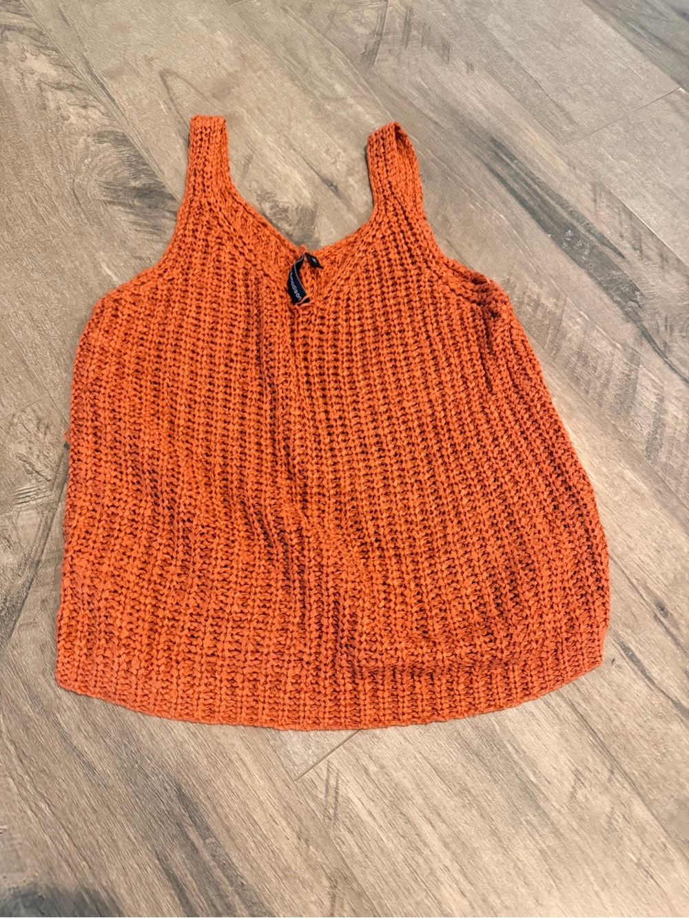 moon & madison Red Knit Tank Top
